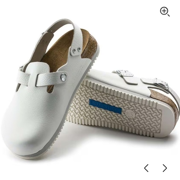Birkenstock Tokio Super Grip Leather in White main image 9
